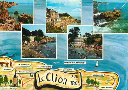44 - Le Clion Sur Mer - Multivues - Carte Géographique - La Boutinardière - La Joselière - La Birochère - La Source - Go - Autres & Non Classés