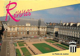 35 - Rennes - Le Palais De Justice - Vue Aérienne - Blasons - Automobiles - CPM - Voir Scans Recto-Verso - Rennes