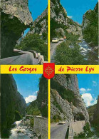 11 - Aude - Les Gorges De L'Aude - Défilé De Pierre Lys - Multivues - Automobiles - Flamme Postale De Quillan - CPM - Vo - Autres & Non Classés