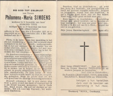 Oostkamp, 1947, Philomena Simoens, Thijs, Craeynest - Images Religieuses