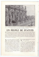 1900 - Un Peuple De Statues (Versailles) - Article De 7 P Et 6 Photos - Autres & Non Classés