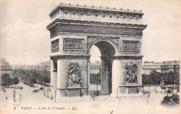 75-PARIS L ARC DE TRIOMPHE-N°T5203-G/0381 - Triumphbogen