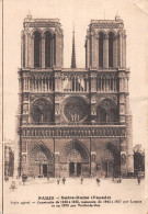 75-PARIS CATHEDRALE EGLISE NOTRE DAME-N°T5203-G/0163 - Notre-Dame De Paris