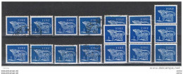 IRELAND:  1975  ORDINARY  SERIES  -  1 P. USED  STAMPS  -  REP.  17  EXEMPLARY  -  YV/TELL. 318 A - Oblitérés