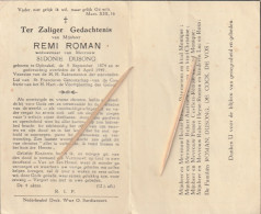 Opbrakel, 1949, Remi  Roman, Dusong - Devotion Images