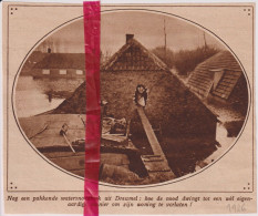 Dreumel - Watersnood , Overstromingen - Orig. Knipsel Coupure Tijdschrift Magazine - 1926 - Non Classés