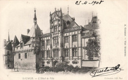 FRANCE - Saumur - Vue Sur L'hôtel De Ville Et Le Château - Vue Panoramique - Carte Postale Ancienne - Saumur