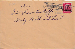 37324# HINDENBURG LOTHRINGEN LETTRE Obl REICHERSBERG 30 Octobre 1941 RICHEMONT MOSELLE METZ - Covers & Documents
