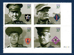 Etats-Unis USA 3728/31 Honored Marines - Militaria