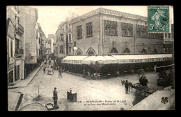 66 - PERPIGNAN - PLACE DE LA LOGE - AU VERSO CACHET FRANCOIS ULME, EPICERIE-POTERIE RUE POMPE DES POTIERS - Perpignan