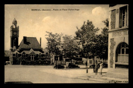 80 - MOREUIL - POSTE ET PLACE VICTOR HUGO - Moreuil