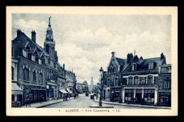 80 - ALBERT - RUE GAMBETTA - CAFE DECAUCHY GROSSEMY - Albert