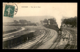 55 - VERDUN - VUE SUR LA GARE DE CHEMIN DE FER - TRAINS - Verdun