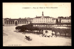 55 - COMMERCY - PLACE, DE L'HOTEL DE VILLE ET MONUMENT - EDITEUR C. DOR - Commercy