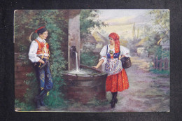 FOLKLORE - Carte Postale D'un Couple En Costume Régionale D'un Pays Européen  - L 153132 - Kostums