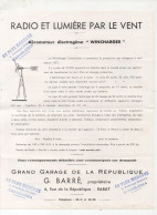 Rabat Et Casablanca (Maroc) Publicité Garage G BARRE (recto) Et TIONY TIM (verso)  (PPP47481) - Publicités