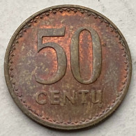 1991 Lithuania Standard Coinage Coin 50 Centu,KM#90,4763 - Lithuania