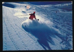 CPSM / CPM 10.5 X 15  Sport SKI (2) "SKI And SUN Plaisirs De La Neige" Dans La Poudreuse - Sports D'hiver