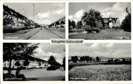 CPA Bad Salzgitter Am Harz, Breite Straße, Schloss Saldar, Saldersche Straße, Die Lichtenberge - Other & Unclassified