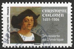France 2022 - Mi 8147 - YT Ad 2117 ( Famous Explorer : Christopher Columbus ) Cachet Rond - Oblitérés