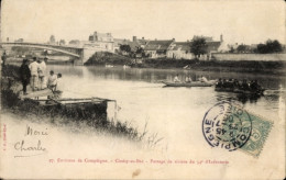 CPA Choisy Au Bac Oise, Passage De Riviere Du 54 D'Infanterie - Sonstige & Ohne Zuordnung