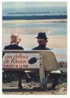 CPSM / CPM 10.5 X 15 Prestige VENDEE Vieux Couples Sur Un Banc Face à La Mer  Publicité "aux Délices De L'océan Coucous* - Autres & Non Classés