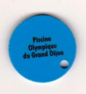 Jeton De Caddie " Piscine Olympique Du Grnd Dijon " _J608 - Trolley Token/Shopping Trolley Chip