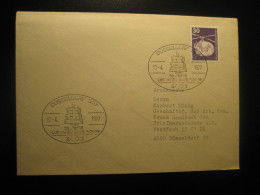 DUSSELDORF 1977 Airport 50 Year Cancel Cover GERMANY - Lettres & Documents