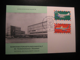 DUSSELDORF 1969 GFA Business Promotion Agency Cancel Card GERMANY - Cartas & Documentos
