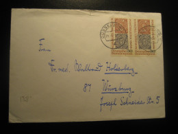 DUSSELDORF 1968? To Wurzburg Cancel Slight Damaged Cover GERMANY - Storia Postale