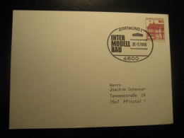 DORTMUND 1990 Inter Modell Bau Cancel Card GERMANY - Storia Postale