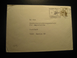 DORTMUND 1979 To Berlin German Rosarium Westfalenpark Rose Varieties Roses Cancel Cover GERMANY - Covers & Documents