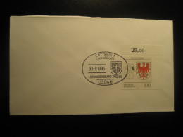 COTTBUS 1995 Coat Of Arms Heraldry Cancel Cover GERMANY - Lettres & Documents