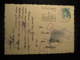 DEGGENDORF 1978 To Ottobrunn Zuruck Cancel Herzliche Ostergrusse Postcard GERMANY - Lettres & Documents