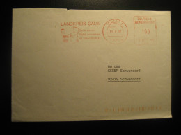 CALW 1997 Landkreis Meter Mail Cancel Cover GERMANY - Covers & Documents