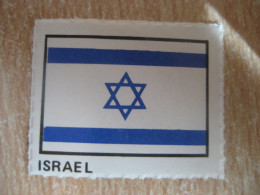 Flag Drapeau Poster Stamp Vignette ISRAEL Label - Andere & Zonder Classificatie