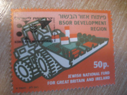 BSOR Development Region IRELAND GREAT BRITAIN Excavator Bulldozer Poster Stamp Vignette ISRAEL Label - Other & Unclassified