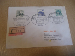 BRAUNSCHWEIG 1979 To Erndtebruck Ausstellung V Registered Cancel Cover GERMANY - Briefe U. Dokumente