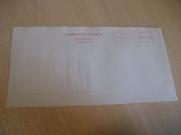 BONN 2000 Federal Office Of Finance Meter Mail Cancel Cover GERMANY - Covers & Documents