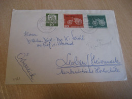 BOCHUM 1961 To Leoben Austria Benz + Daimler Auto Car Stamps Cancel Cover GERMANY - Brieven En Documenten