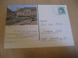 BLAUFELDEN 1968 To Hamburg Cancel CRAILSHEIM Postal Stationery Card GERMANY - Briefe U. Dokumente