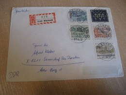 BLECKEDE 1969 To Dresden Registered Cancel Cover GERMANY - Brieven En Documenten