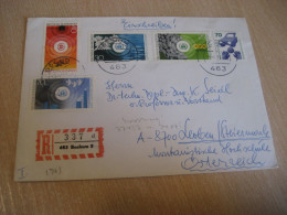 BOCHUM 1973 To Leoben Austria Registered Cancel Cover GERMANY - Lettres & Documents