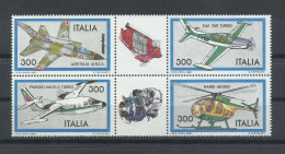 ITALIA  YVERT  1522/25     MNH  ** - Vliegtuigen