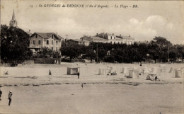 CPA Saint Georges De Didonne Charente Maritime, Strand - Autres & Non Classés