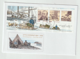 Norway FDC 2004 Otto Sverdrup Souvenir Sheet. Postal Weight 0,040 Kg. Please Read Sales Conditions Under Image Of Lot (0 - FDC