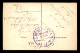 CACHET DE LA COMMISSION DE GARE DE BAR-LE-DUC - SERVICE MILITAIRE DES CHEMINS DE FER - WW I