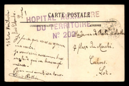 CACHET HOPITAL AUXILIAIRE DU TERRITOIRE N°202 A BOIS-COLOMBES 96 RUE FAIDHERBE (HAUTS-DE-SEINE) - 1. Weltkrieg 1914-1918