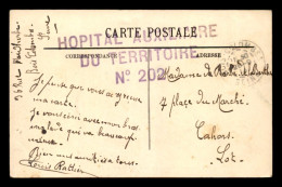 CACHET HOPITAL AUXILIAIRE DU TERRITOIRE N°202 A BOIS-COLOMBES 96 RUE FAIDHERBE (HAUTS-DE-SEINE) - WW I