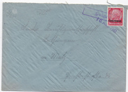 37335# HINDENBURG LOTHRINGEN LETTRE Obl SOLGEN 18 Aout 1941 SOLGNE MOSELLE METZ - Covers & Documents